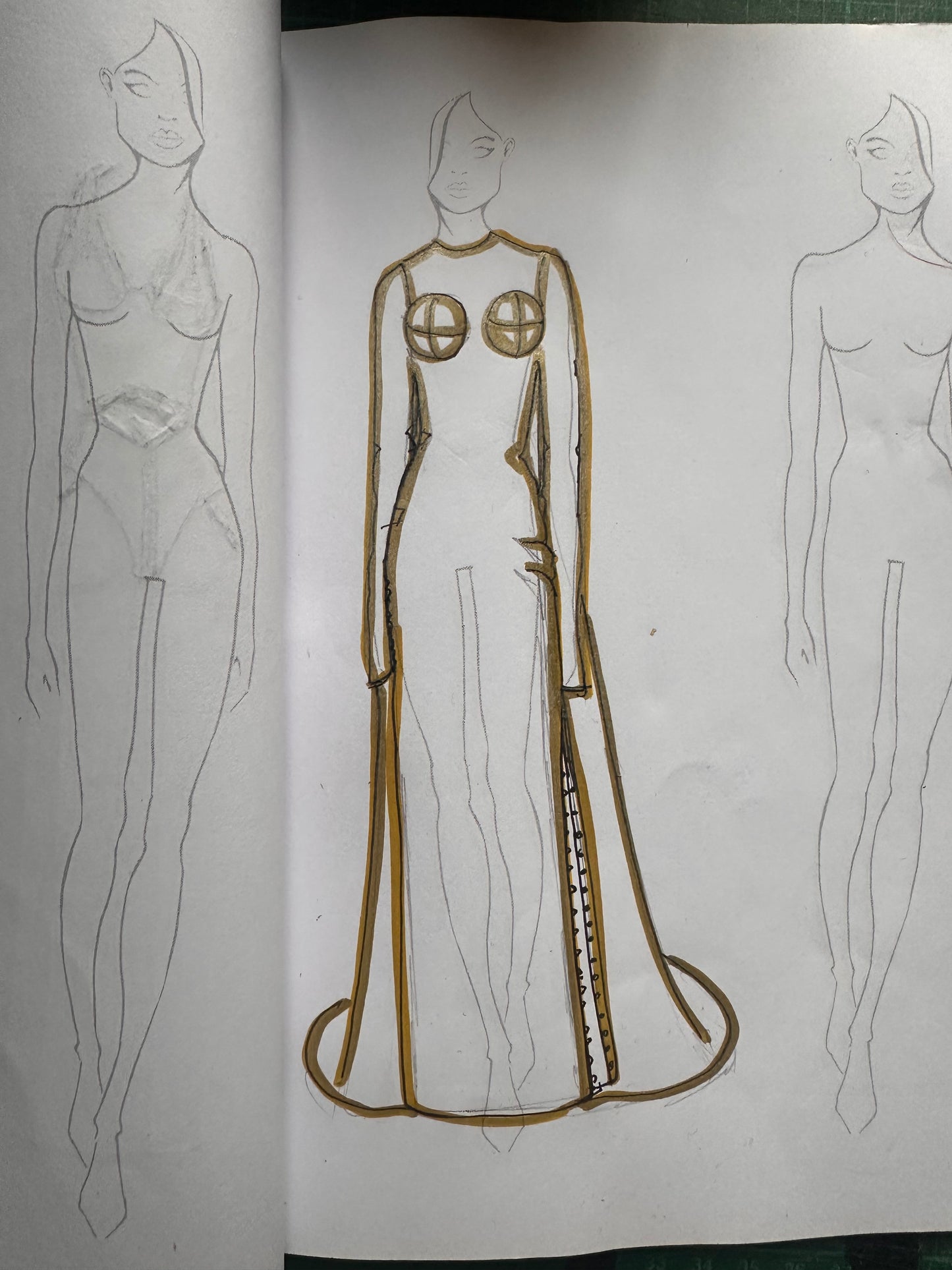 Custom dress, first half