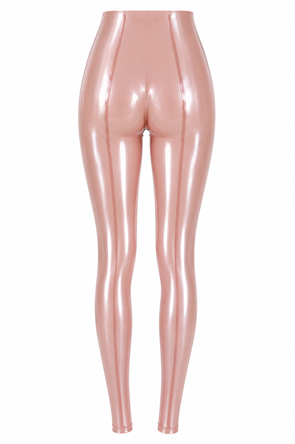 Latex Back Seam Leggings