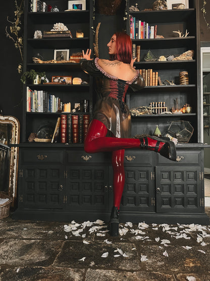 Spring latex dress