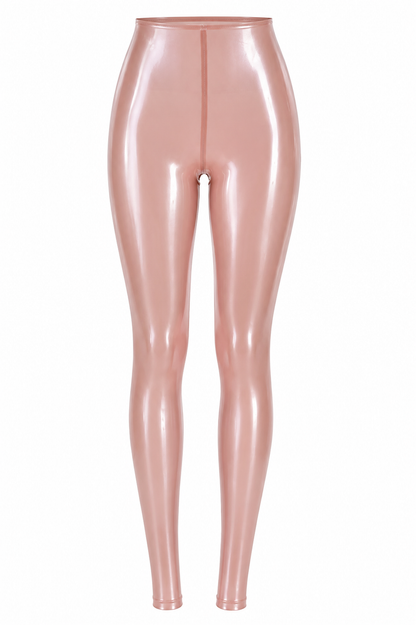 Latex Back Seam Leggings