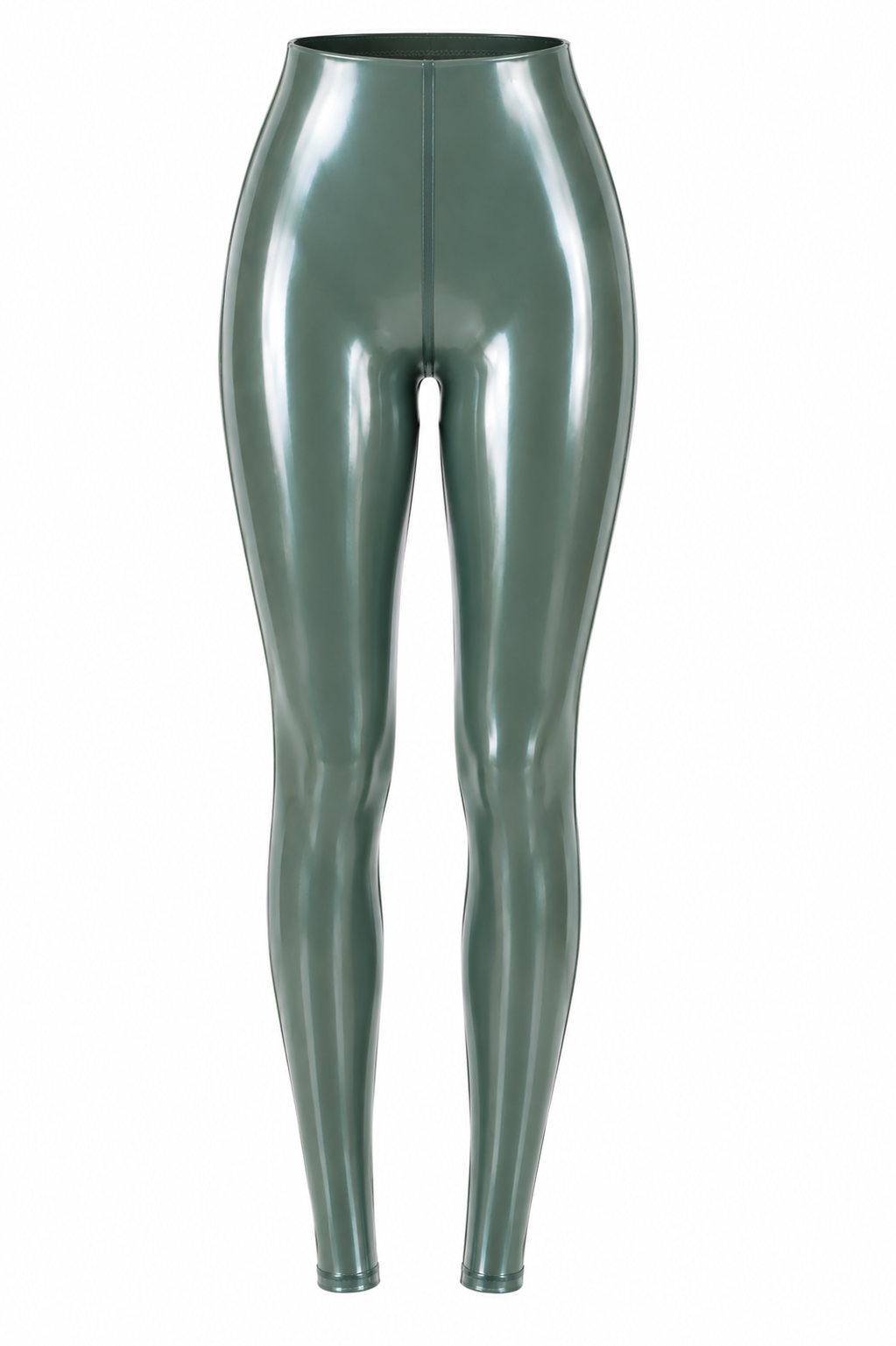 Latex Back Seam Leggings