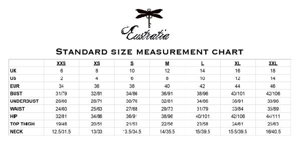 Elizabethan latex corset
