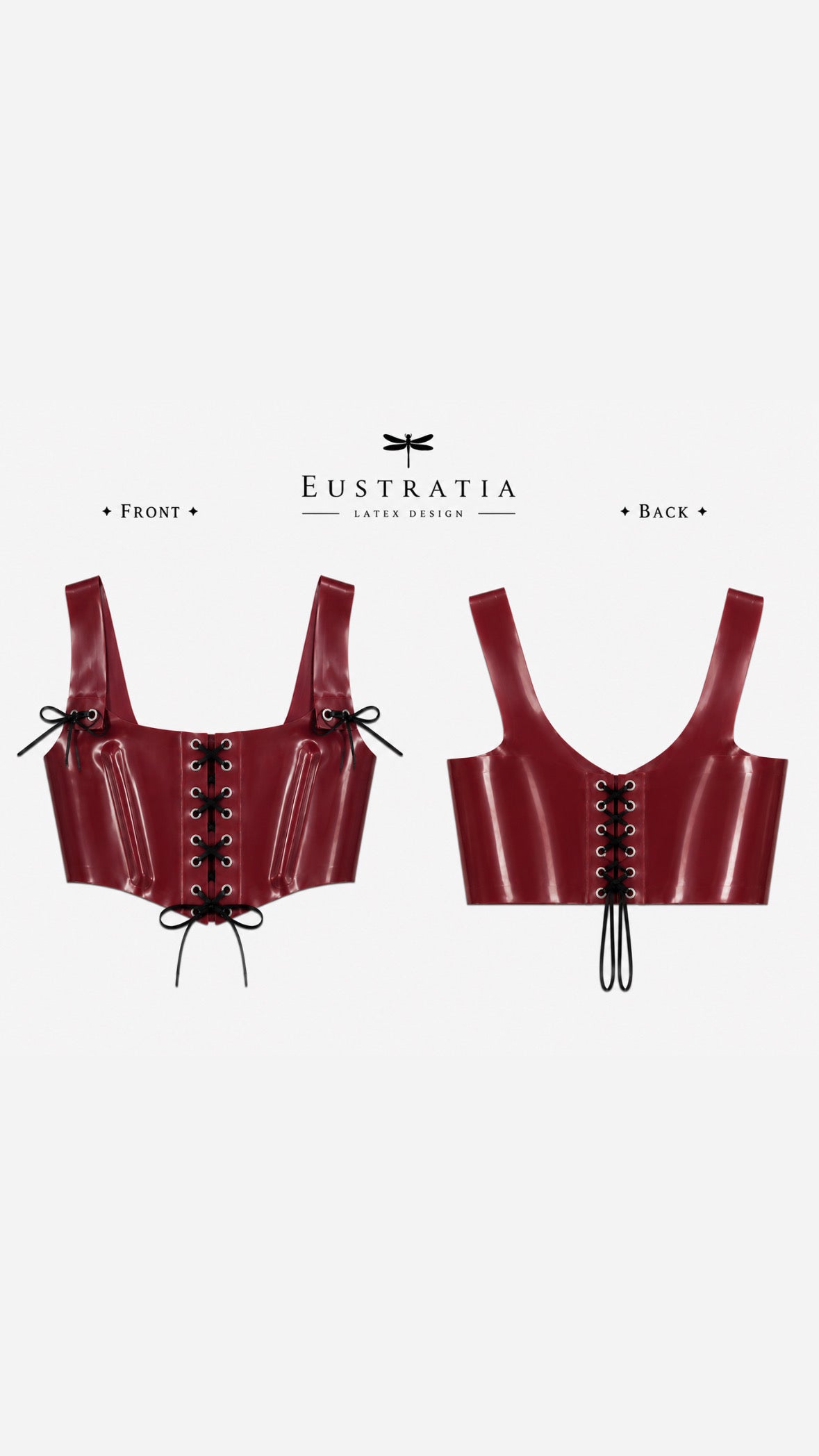 Cropped corset top