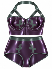 XXXL unicorn latex lingerie sample