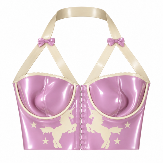 Unicorn latex bra