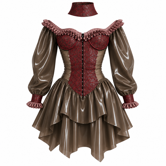 Spring latex dress