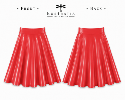 Latex swing skirt