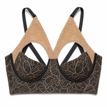 Latex-lace Aurora bra sample