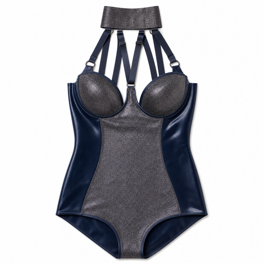 V-strap bodysuit sample size S