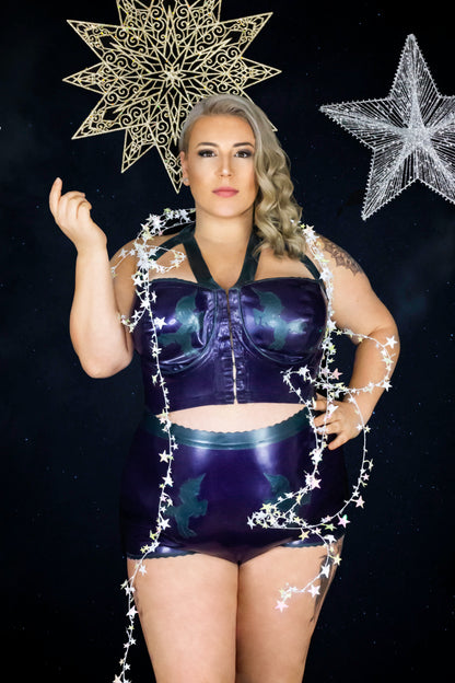 "Curve" high waisted unicorn briefs